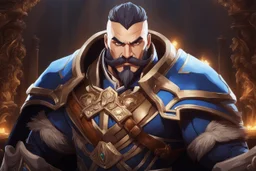 Braum in 8k solo leveling shadow drawing style, big Moustache, intricate details, highly detailed, high details, detailed portrait, masterpiece,ultra detailed, ultra quality