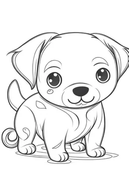 outline art forSeal Pup coloring pages with sitch, white background, Sketch style, full body, only use outline, toddlers style, clean line art, white background, no shadows and clear and well outlined.