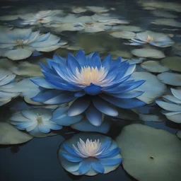 blue water lily hardtechno music industrial hardstyle dark rave ancient egypt aphrodisiac terror