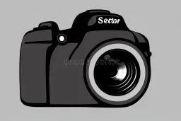 Vector DSLR Camera Photography Vector Vector Illustration