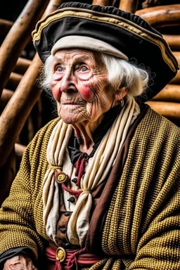 old woman captain of medival ship