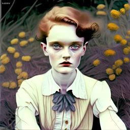 In the style of egon Schiele