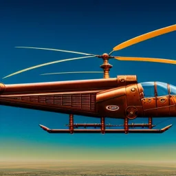 fullbody Drawing of 'sketch of Steampunk Helicopter',intricate detail,andrea bonelli,Kilian Eng,Ohrai,evan lee,Aleksandr Sidelnikov,KyuYong Eom,three quarters frontal aerial view,toned colors,16k