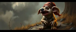 dog gnome kobold realistic and creepy