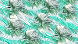 Palm tree waves