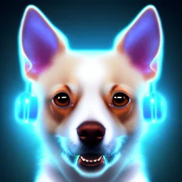 Dog Wearing make up avatar pandora