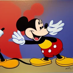 Mickey Mouse and Donald Duck by Raphaël