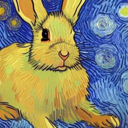 rabbit in the lockup Van Gogh