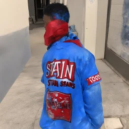 My name is Stain, I guess my dad had a sense of humor He gave me such a name cause stains they all mixed together If you are red or blue you depend on the trends But Stains it's no problem, everywhere you find them The guy next door Is such a wore The food I eat Is poison or I eat no food Cause I can't find a store