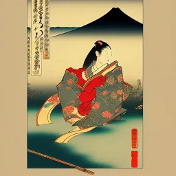 BANNERS, Ukiyo-e japanese art