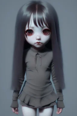 Loli girl creepy knife