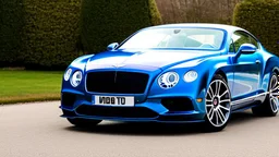 third generation Bentley Continental GT by its overall design. The front bumper seems to be derived from the BMW M3 (F80) and BMW M4 (F82/F83), while the headlights were most likely taken from modern Porsches, such as the Porsche 991. The tail lights and rear chrome trim might be based on the Lagonda Taraf. , Armored, 4K, Ultra Detailed, rear view