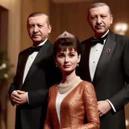 Erdogan and Audrey Hepburn family