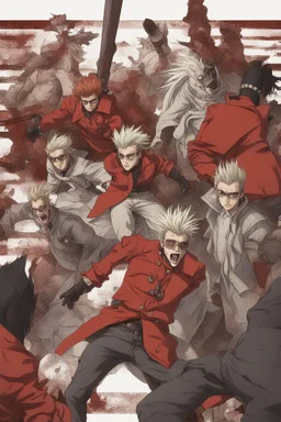 The Vash Stampede in the blood