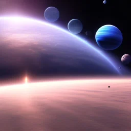 sweet galactic vibe, planets universe, very beautiful blue spaceship, light, very real atmosphere, 8k