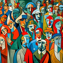 picasso crowd people