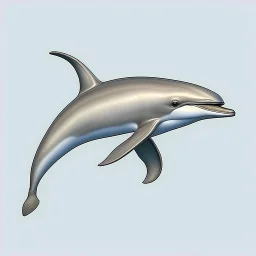 a realistic illustration of a Dolphin, detailed