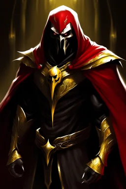Spawn with a gold cape as a Sith Lord