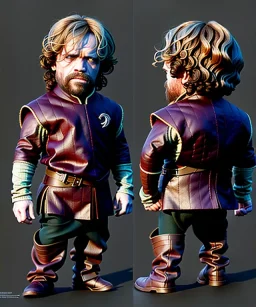 Tyrion Lannister toddler, full body, soft skin, dramatic lighting, hyper realistic