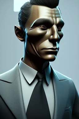 award winning portrait of a male frog dressed like james bond. character design unreal engine 5, artistic lighting, highly detailed, photorealistic, fantasy