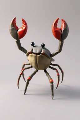 hi poly Mud Crab T-pose just the character and simple background