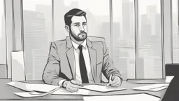 An image of a person engaged in a professional negotiation session. The individual appears attentive and focused on negotiation, seeking common solutions. The image reflects various aspects of negotiation, such as collaboration, professionalism, and the search for mutual benefits. It underscores the importance of developing negotiation skills in achieving personal and professional success and effectively pursuing your goals.