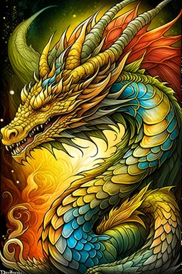 dragon ,adult book cover