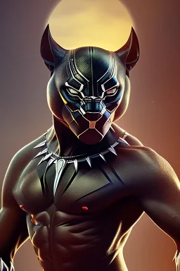 A photo taken from an african village "black panther", <character or scene>, kente, cinematic lighting --v 4 --q 2