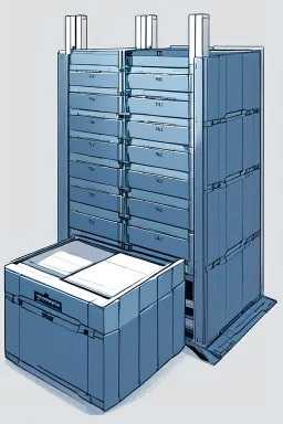 modular medical production box erecting-bottom-closing EBCchan waifu