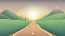 An image representing the journey of self-development and personal growth, depicting a long road stretching forward, symbolizing the sustainable path towards achieving personal goals and enhancing individual capabilities. The image conveys self-improvement and the pursuit of continuous enhancement through the fundamental steps presented in the article.
