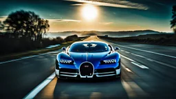 Bugatti X Dodge, deasktop wallpaper, 4K, Cinematic