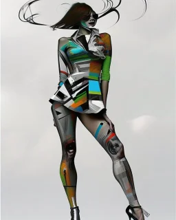 Female art full Body Paint in style of Salvador Dali Modifiers: SALVADOR DALI Surréalisme Yossi Kotler jean bapiste monge @MojoArt Endre Pevanoc