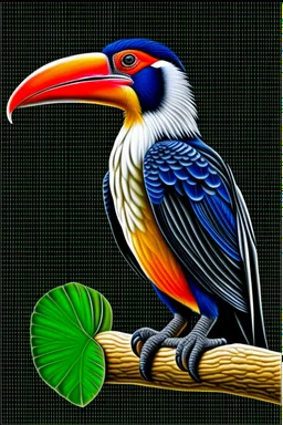 hornbill bird full body, digital art, photo, illustration, digital painting,oil painting, smooth, sharp focus, highly detailed, real bird