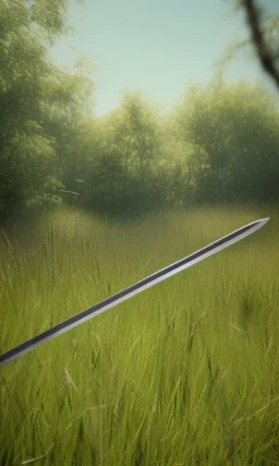 full art grass sword