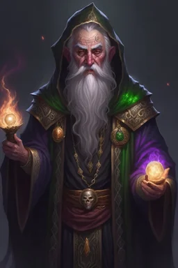 old man Necromant mage