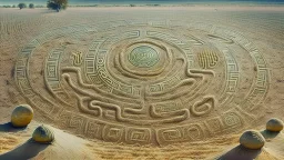 crop circles showing glyphs from aliens