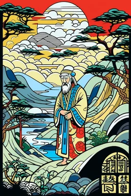 JOSHUA IN THE BIBLE in the style of Hiroshi Nagai