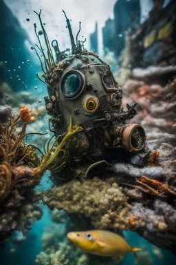 junkPunk, , city underwater, macro photography,