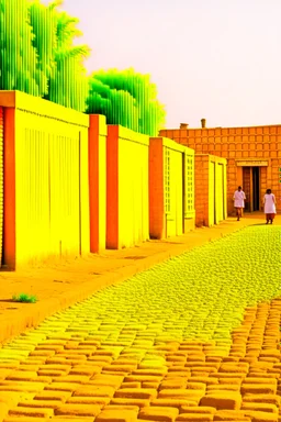 Sudan, muslim country, streets and brick homes