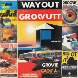 magazines cover: ‘Way Out’, ‘Groovie’, ‘Where It's At’