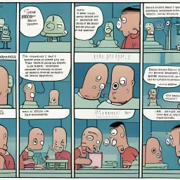 Aliens by Chris ware