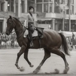 Equestrian pedestrian