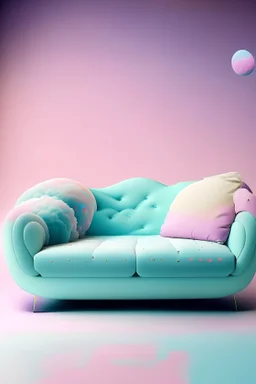 Space pastel sofa