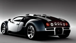 Armored Futuristic Bugatti Veyron Hyper Sport, Photorealistic,4k, Rear View, works for a pc wallpaper