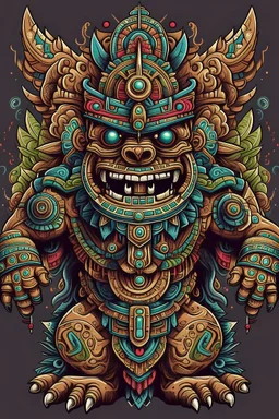 aztec multidimensional monster god