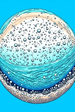 An illustration of the Earth covered in a giant bubble