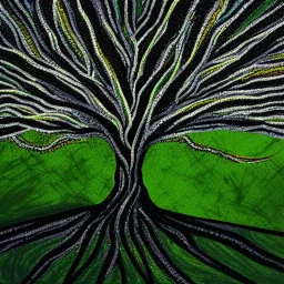 abstract land tree