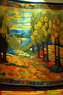 tapestry van Gogh.