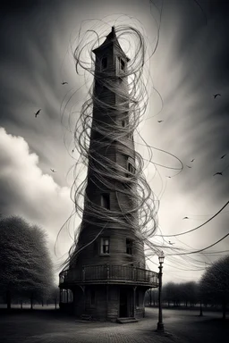 twisted perspective in high winds,[Verse] You built the dreams, but broke the seams You chased the sparks, but lost your marks In your wires tangled tight, I saw your light But you can't see my tears at night [Chorus] You're a sweet song gone sour Fixing hearts by the hour But in this tangled, twisted tower You can't find your own power [Verse 2] In your silver, shining haze, lost within the maze You fix what’s broken, but your own heart pays Every calculated move, another chance to prove But i