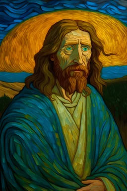 Jesus in van gogh